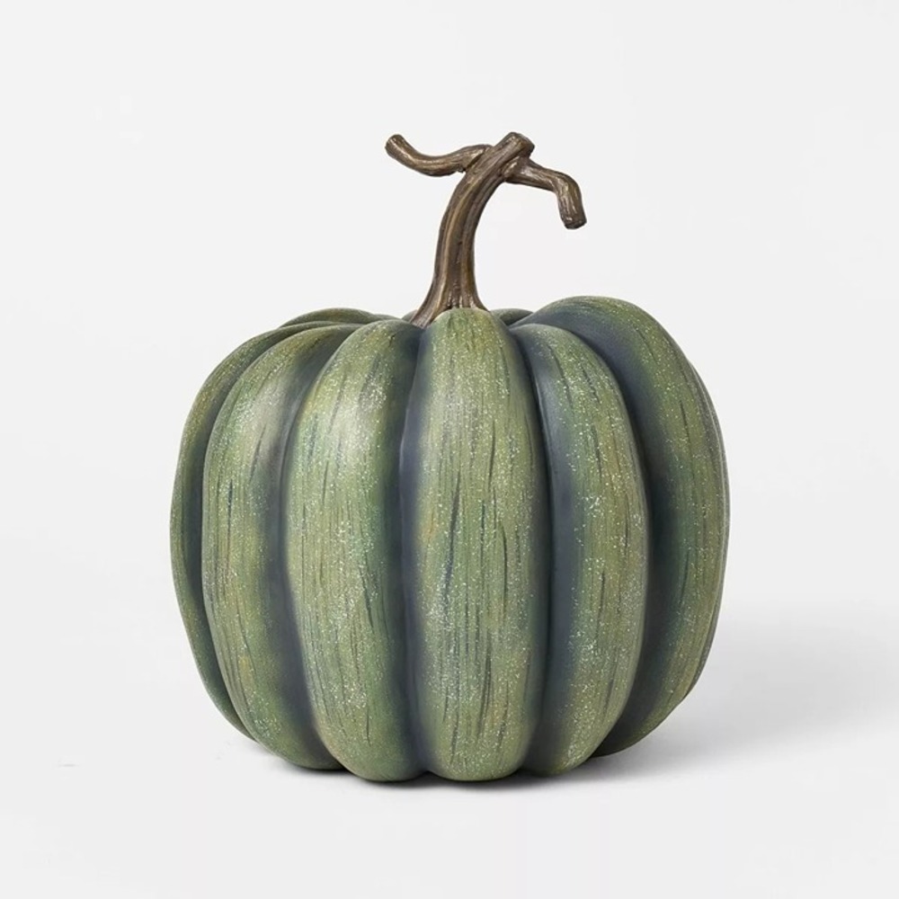 Medium Faux Pumpkin Green - Threshold Studio McGee, Target, Halloween Fall Decor